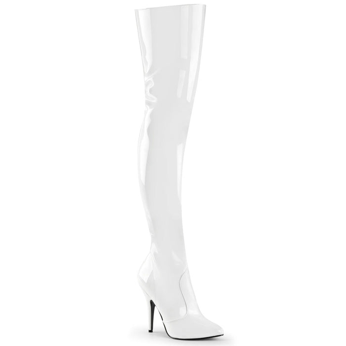 Pleaser Seduce 3010 White - Model Express VancouverBoots