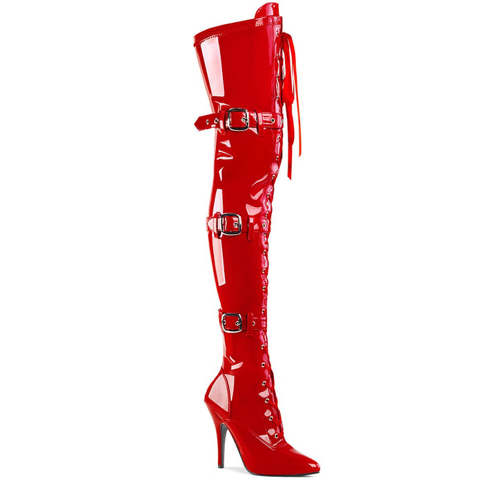Pleaser Seduce 3028 Red - Model Express VancouverBoots