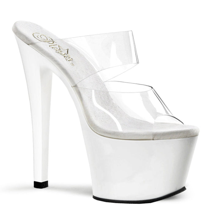 Pleaser Sky 302 White - Model Express VancouverShoes