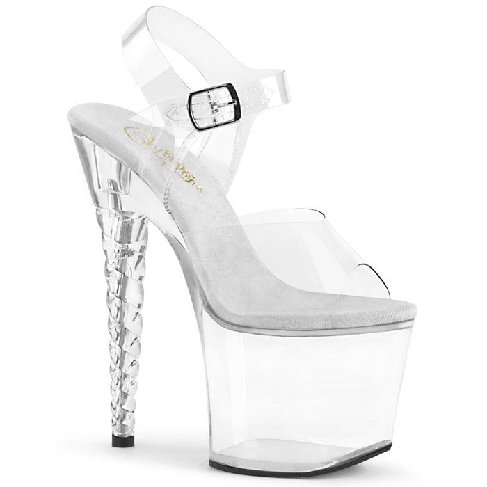 Pleaser Unicorn 708 Clear - Model Express VancouverShoes