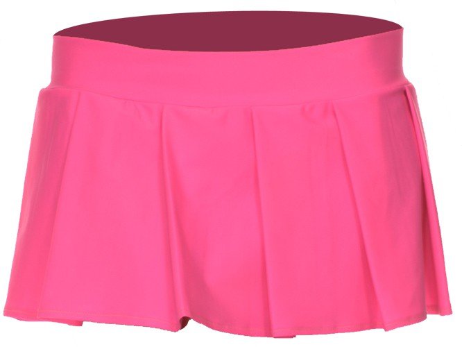 Pleated Skirt - Hot Pink - Model Express VancouverClothing