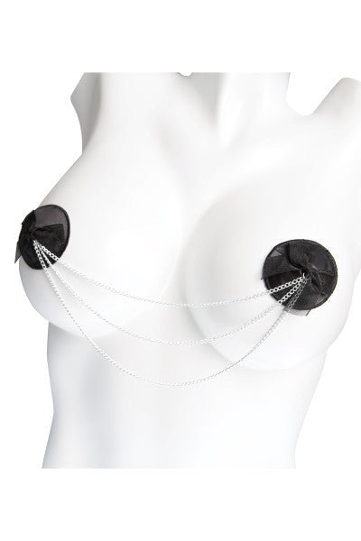 Round Pasties with Chains Black - Model Express VancouverAccessories