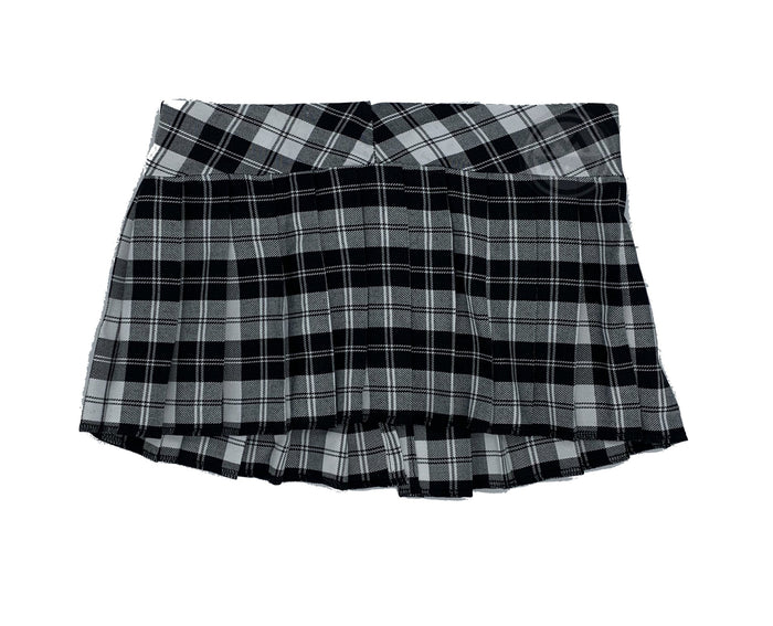 School Girl Skirt - Black/White - Model Express VancouverClothing