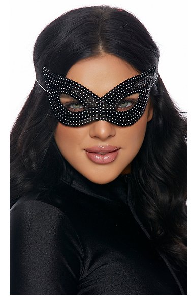Sequins Mask Black - Model Express VancouverAccessories
