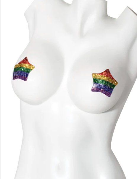 Sequins Star Pasties Rainbow - Model Express VancouverAccessories