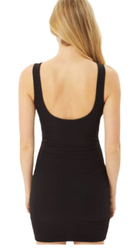 Sleeveless Knit Dress - Black - Model Express Vancouver