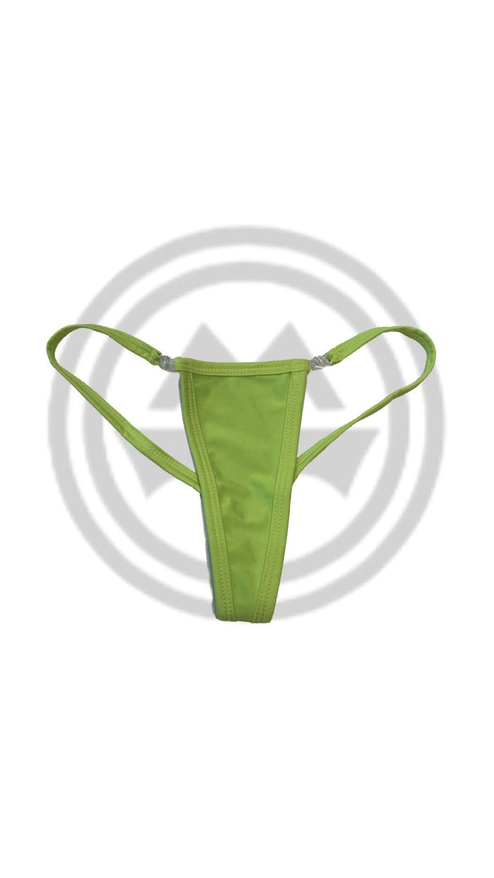 Thin Clip G-String - Green - Model Express VancouverLingerie