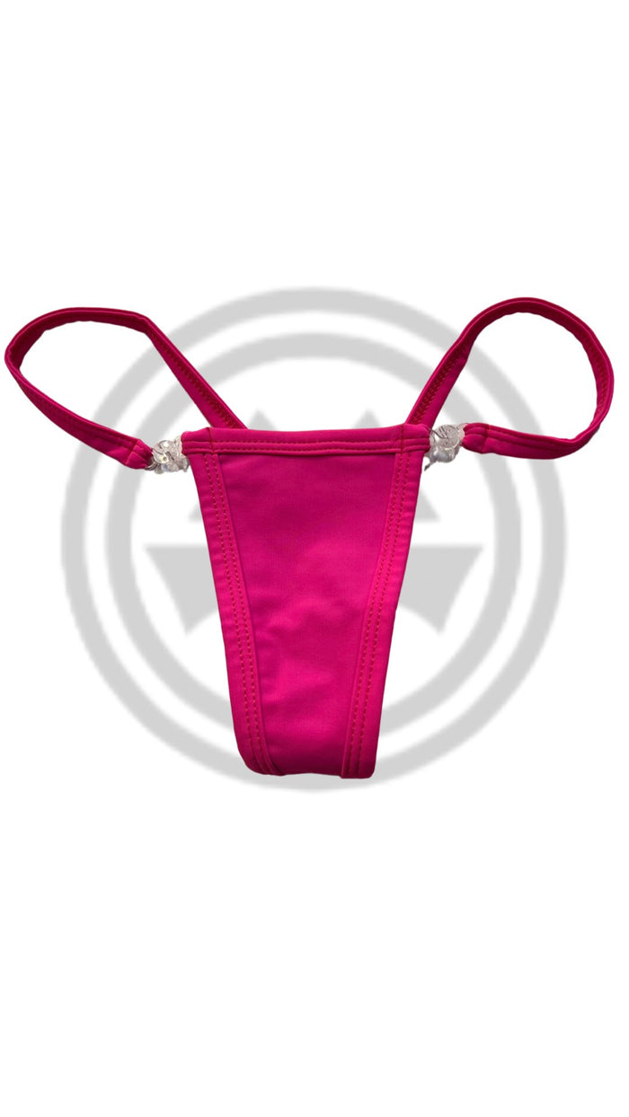 Thin Clip G-String - Hot Pink - Model Express VancouverLingerie
