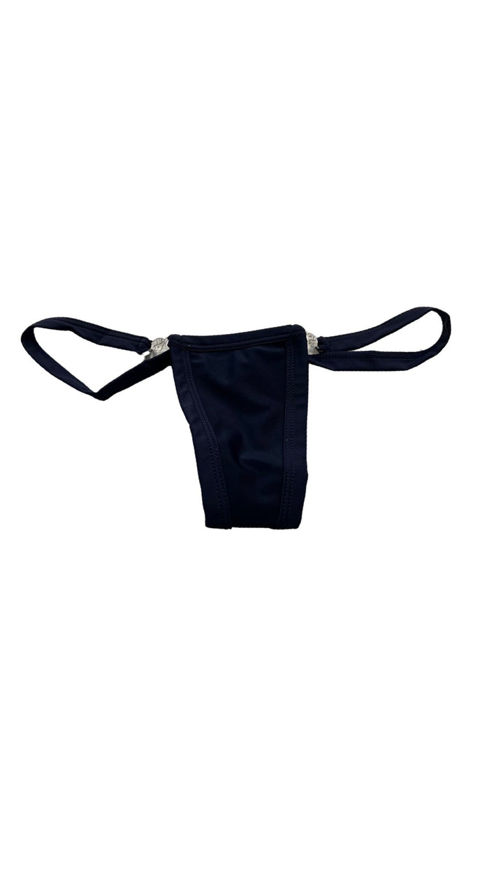 Thin Clip G-String - Navy - Model Express VancouverLingerie