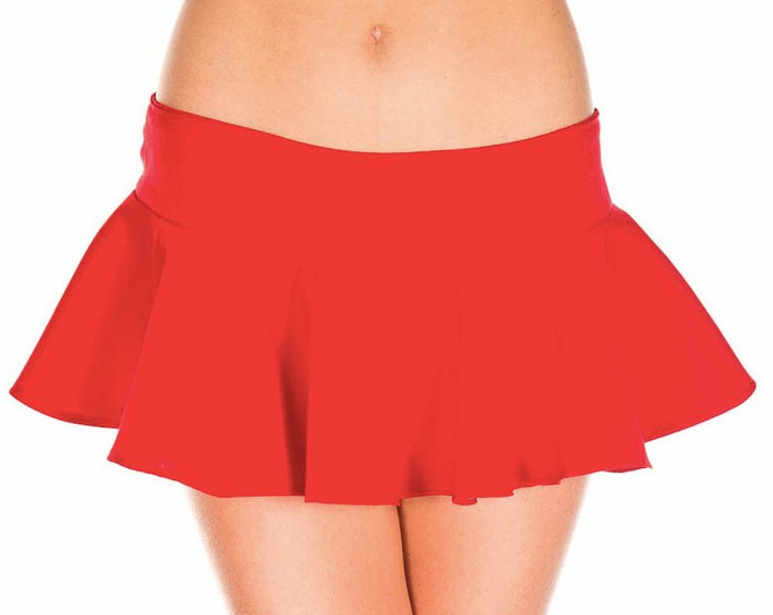 Wavy Mini Skirt Red - Model Express VancouverClothing