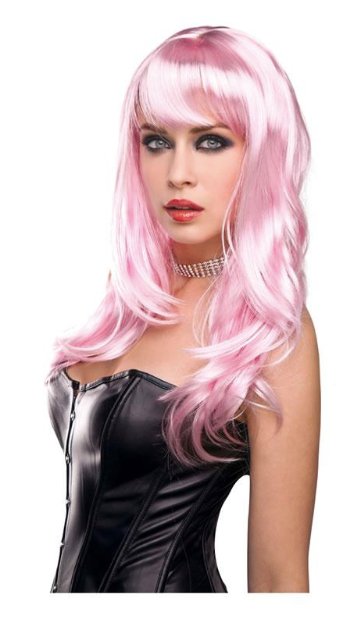 Wig with Bangs Baby Pink - Model Express VancouverAccessories