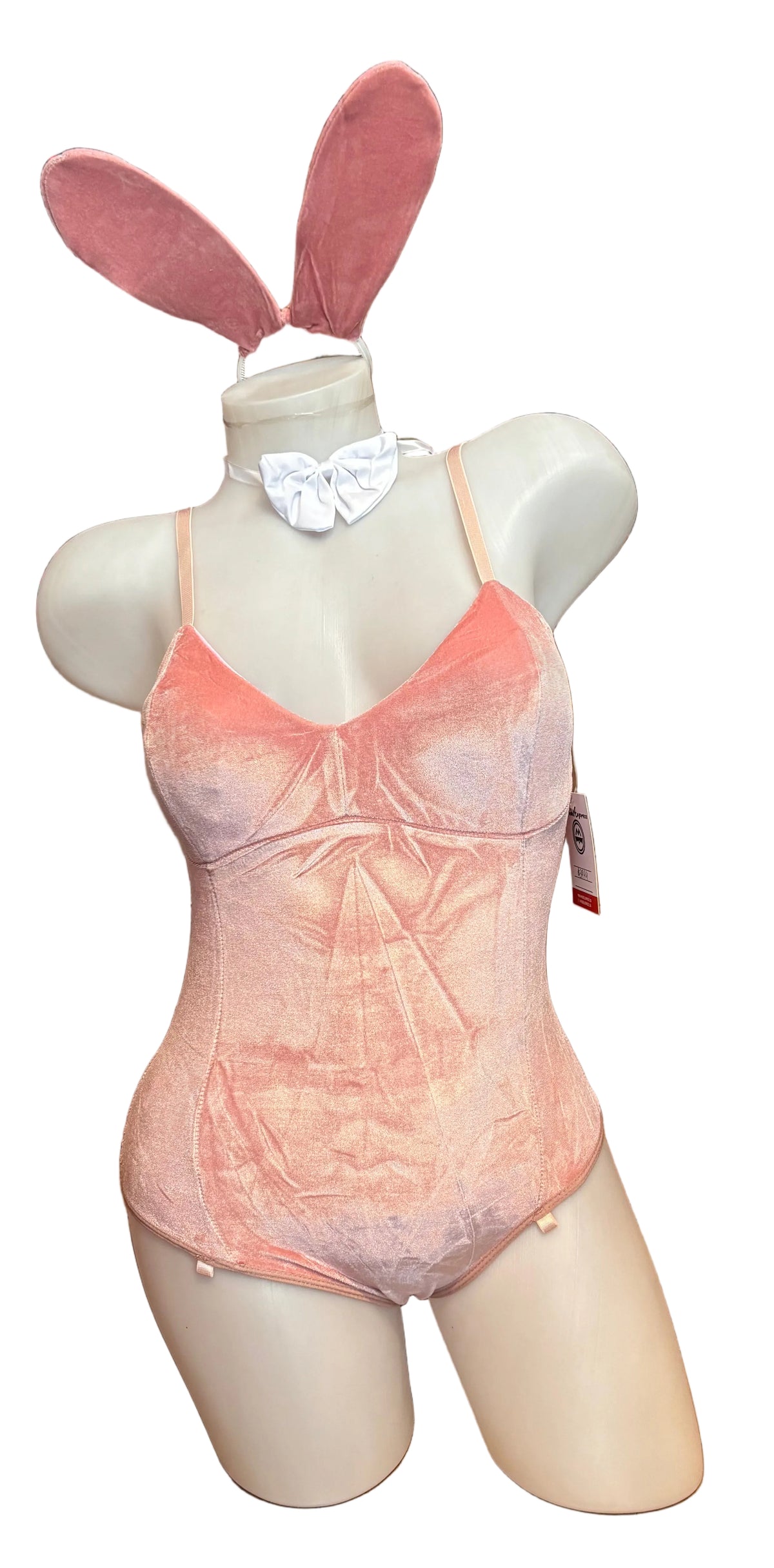 Velvet Bunny Costume Baby Pink