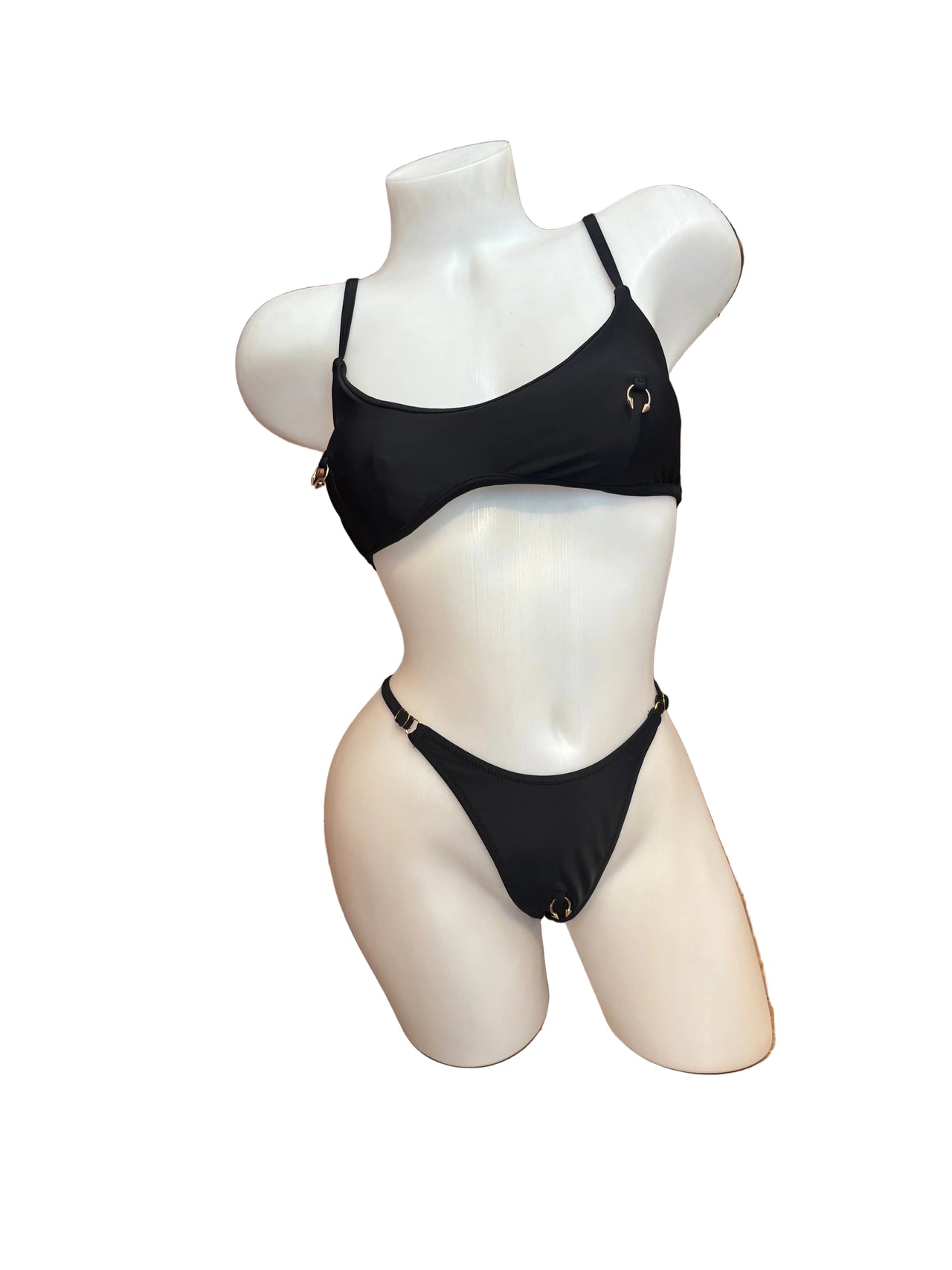 Bra and Panty Set with Faux Piercings - Model Express Vancouver