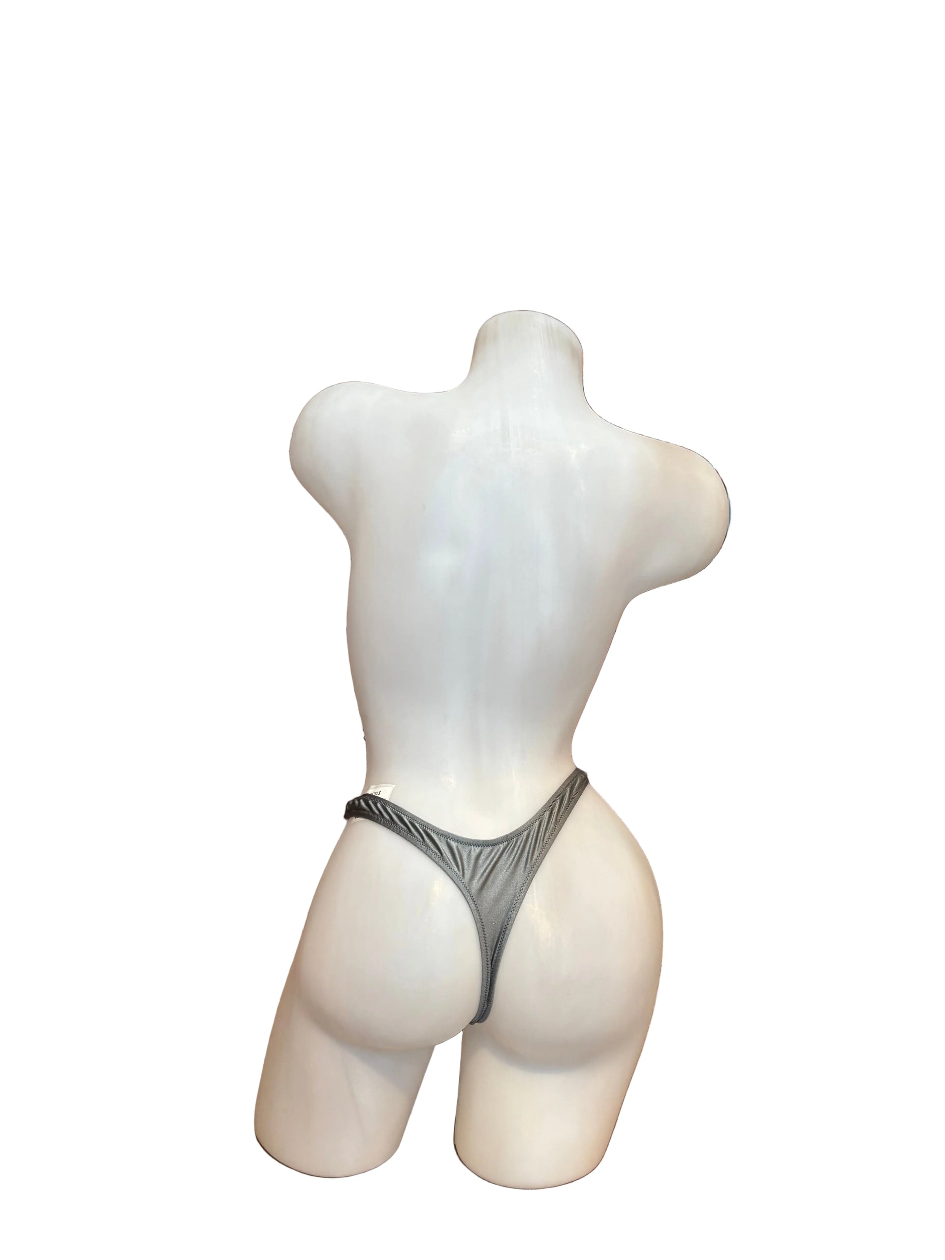 Lycra T-Back Detachable Thong with Clip - Charcoal - Model Express Vancouver