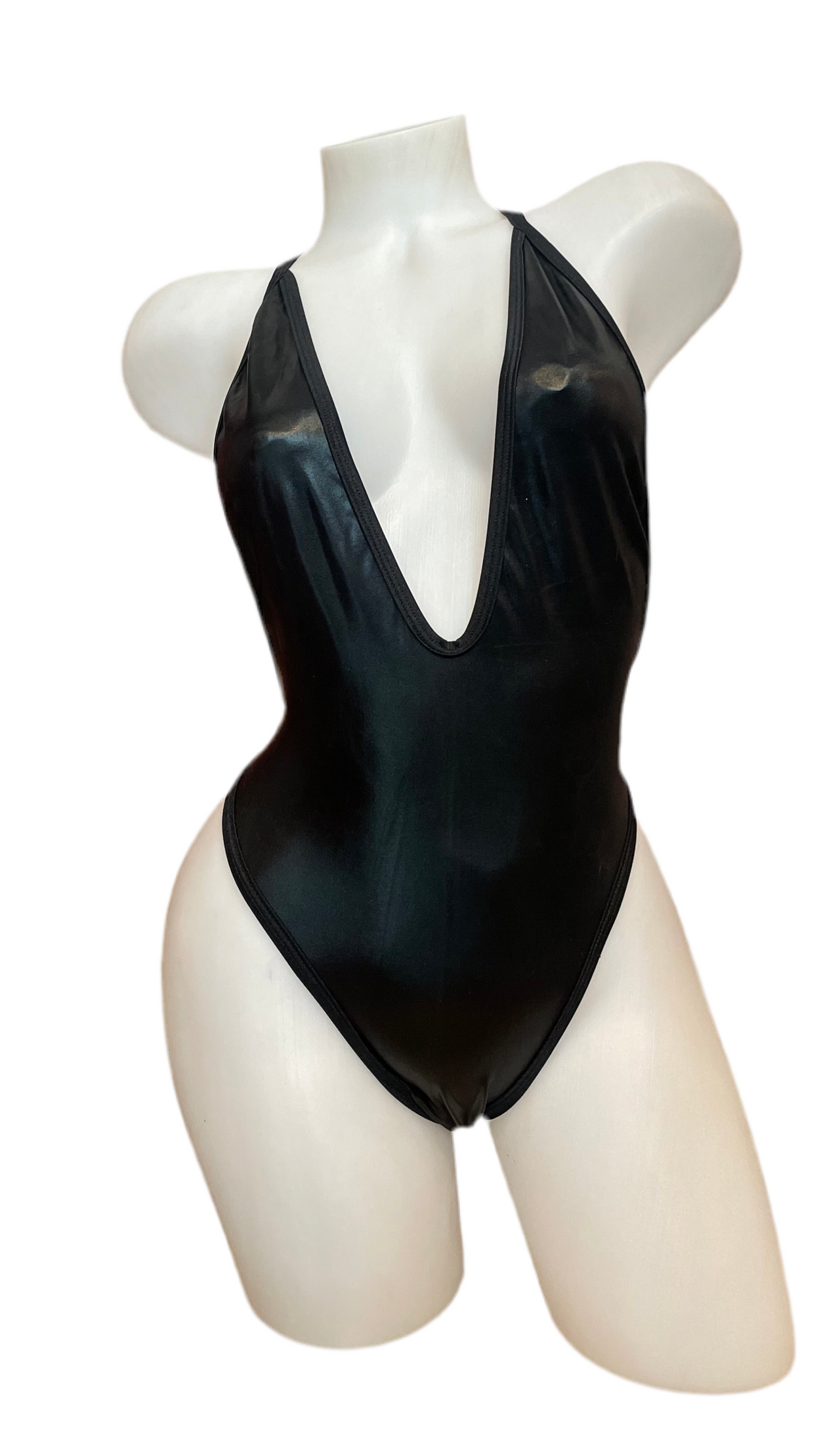Rhinestone Bodysuit Matte Wetlook - Model Express Vancouver