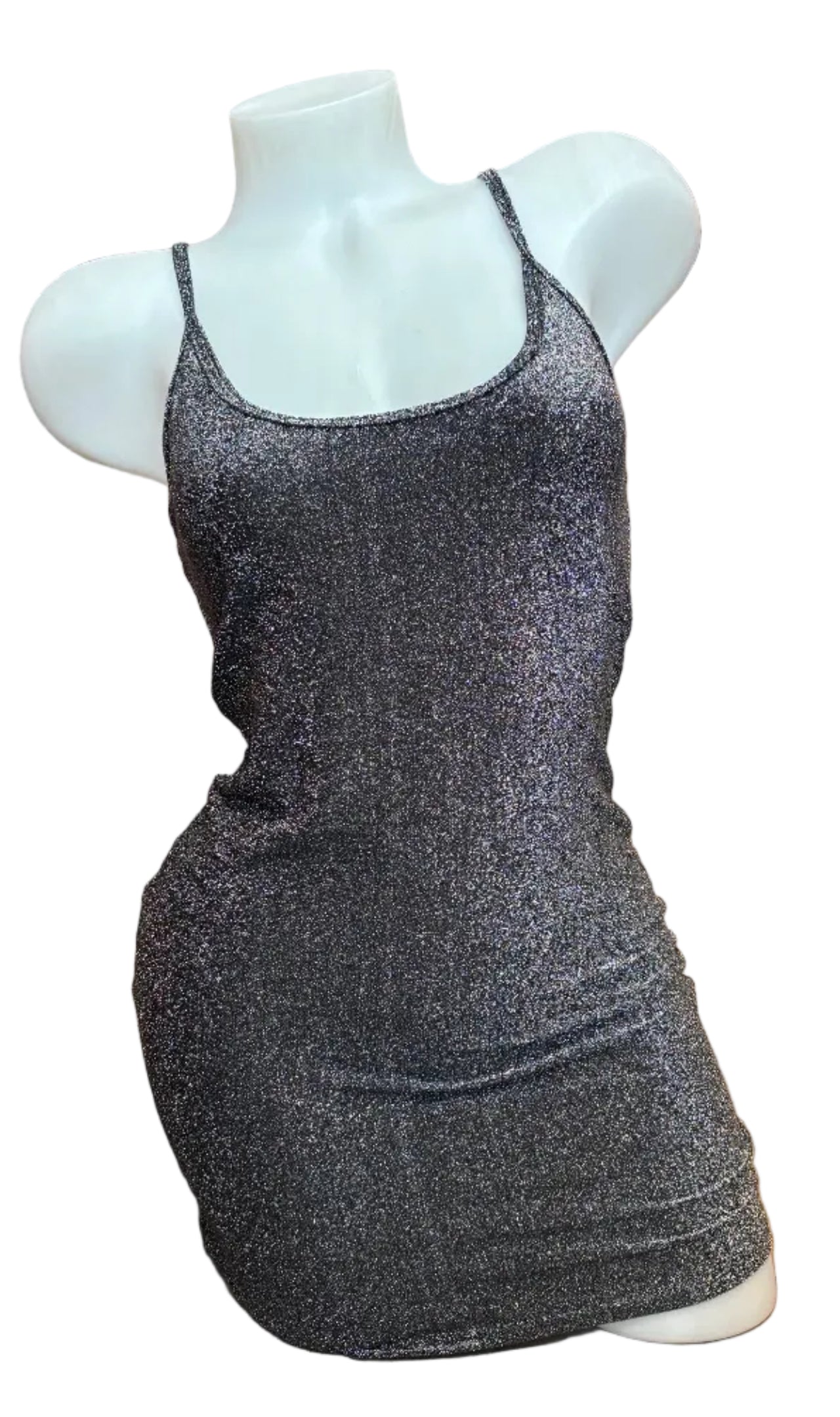Sparkle Tube Dress Black