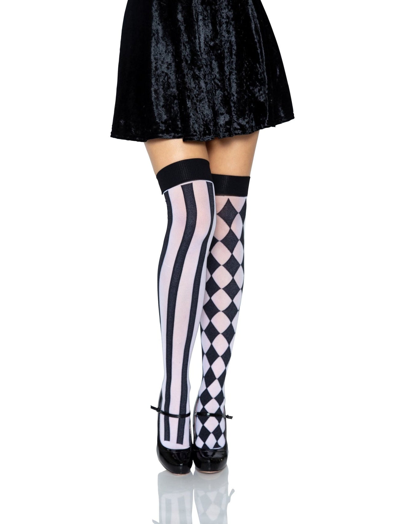 Harlequin Thigh Highs - Model Express Vancouver