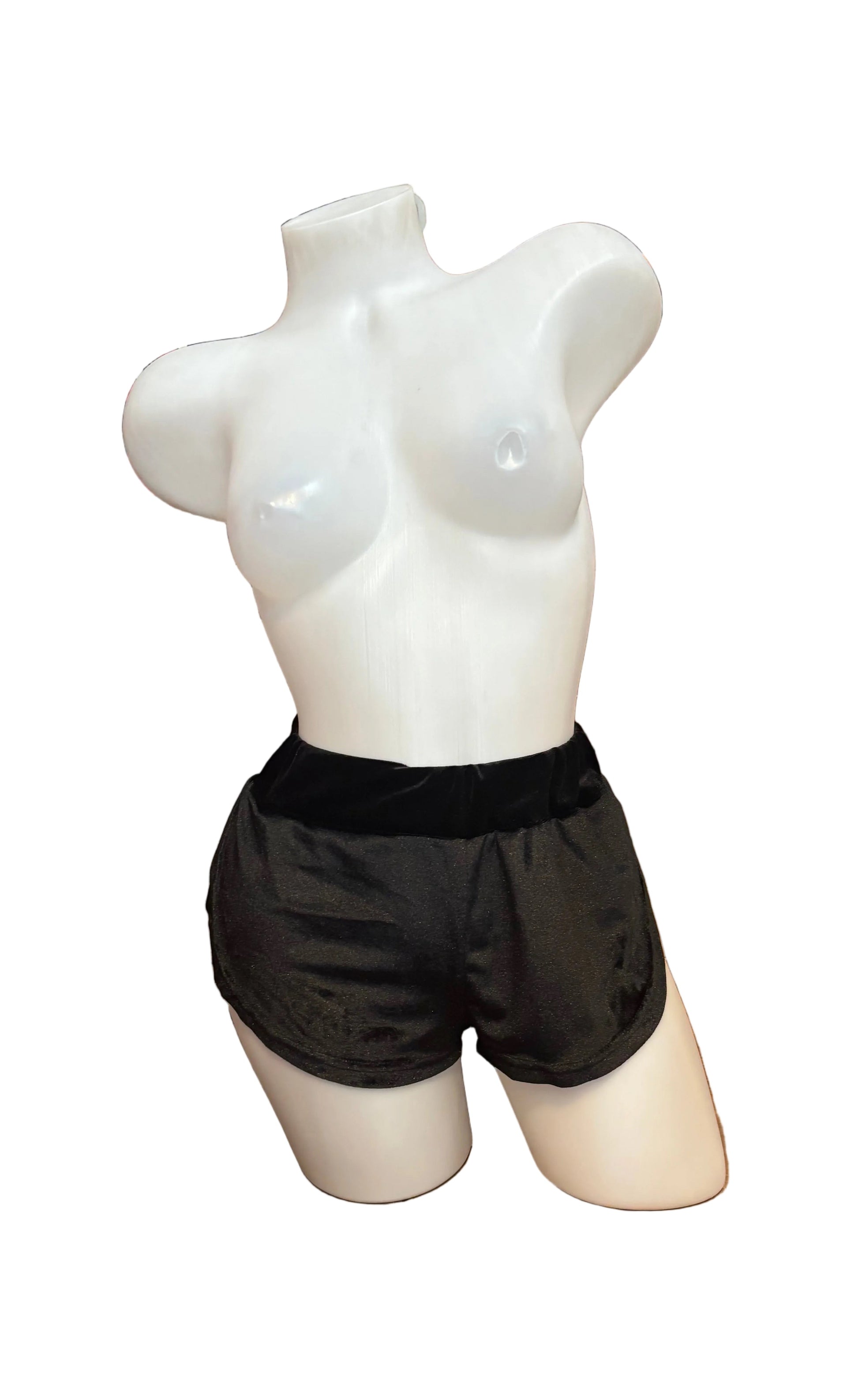 Velvet Booty Shorts Black - Model Express Vancouver