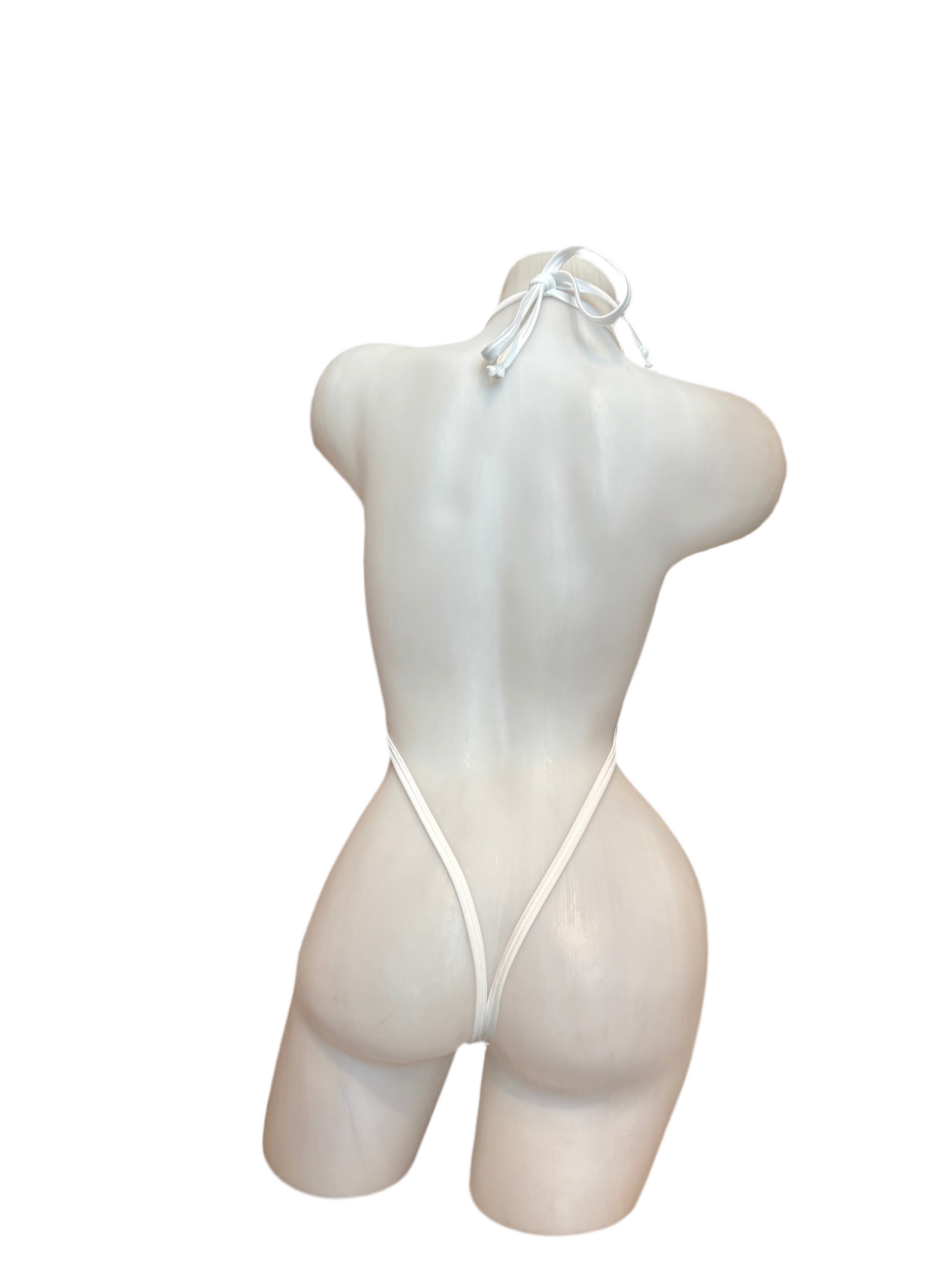 Rhinestone Sling Shot White - Model Express Vancouver