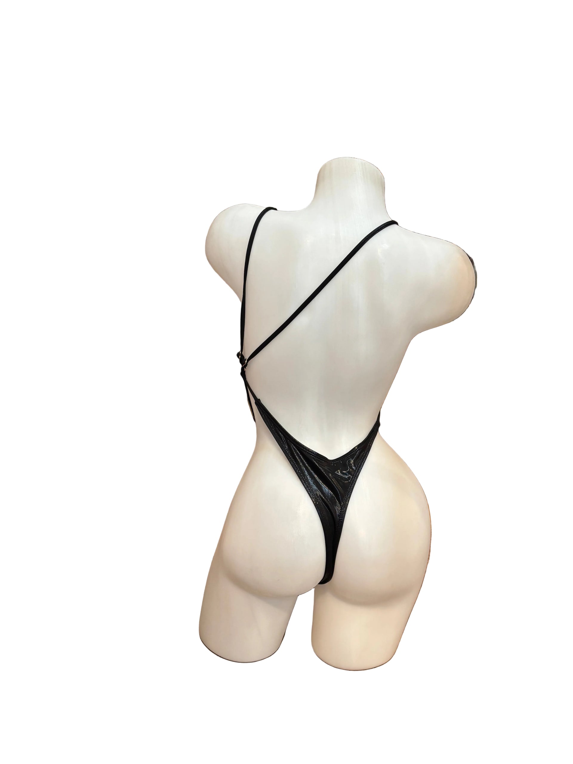Metallic Bodysuit Black - Model Express Vancouver