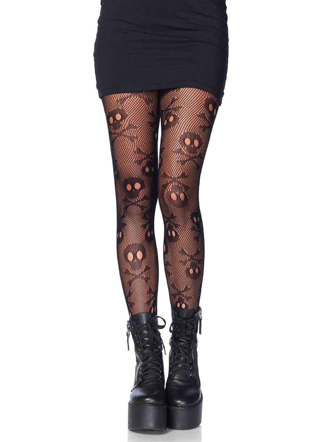 Pirate Booty Skull Net Tights - Model Express Vancouver