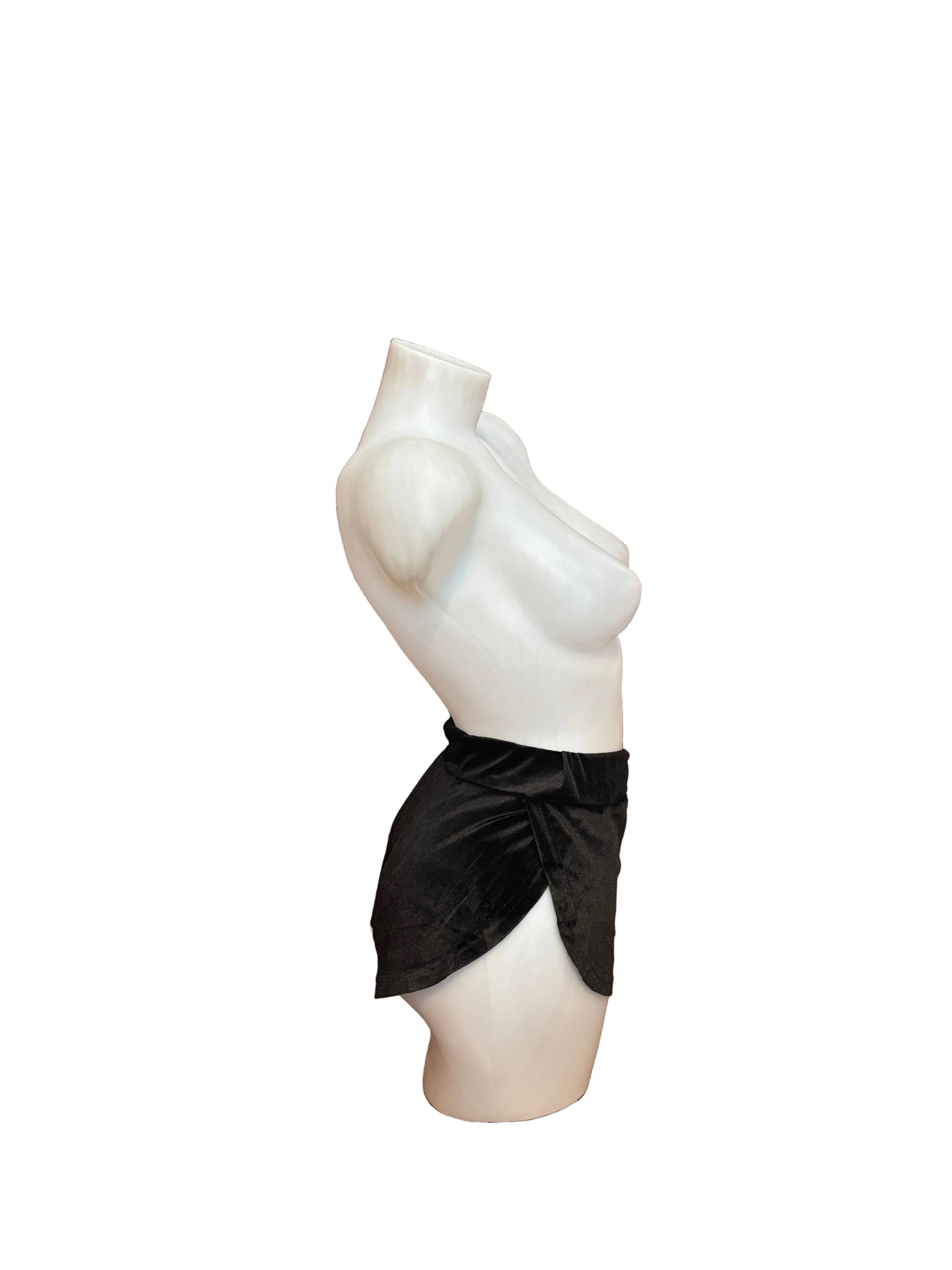 Velvet Booty Shorts Black - Model Express Vancouver