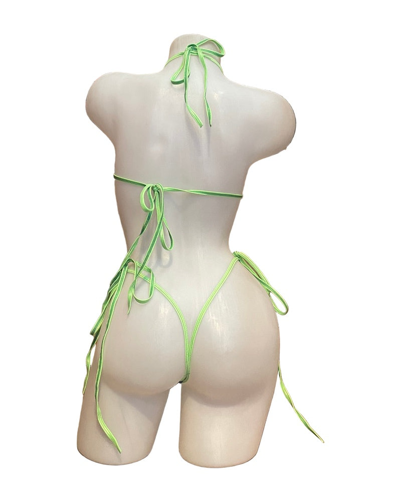 X9 Bikini: Ectoplasm Sparkle Splatter - Model Express Vancouver