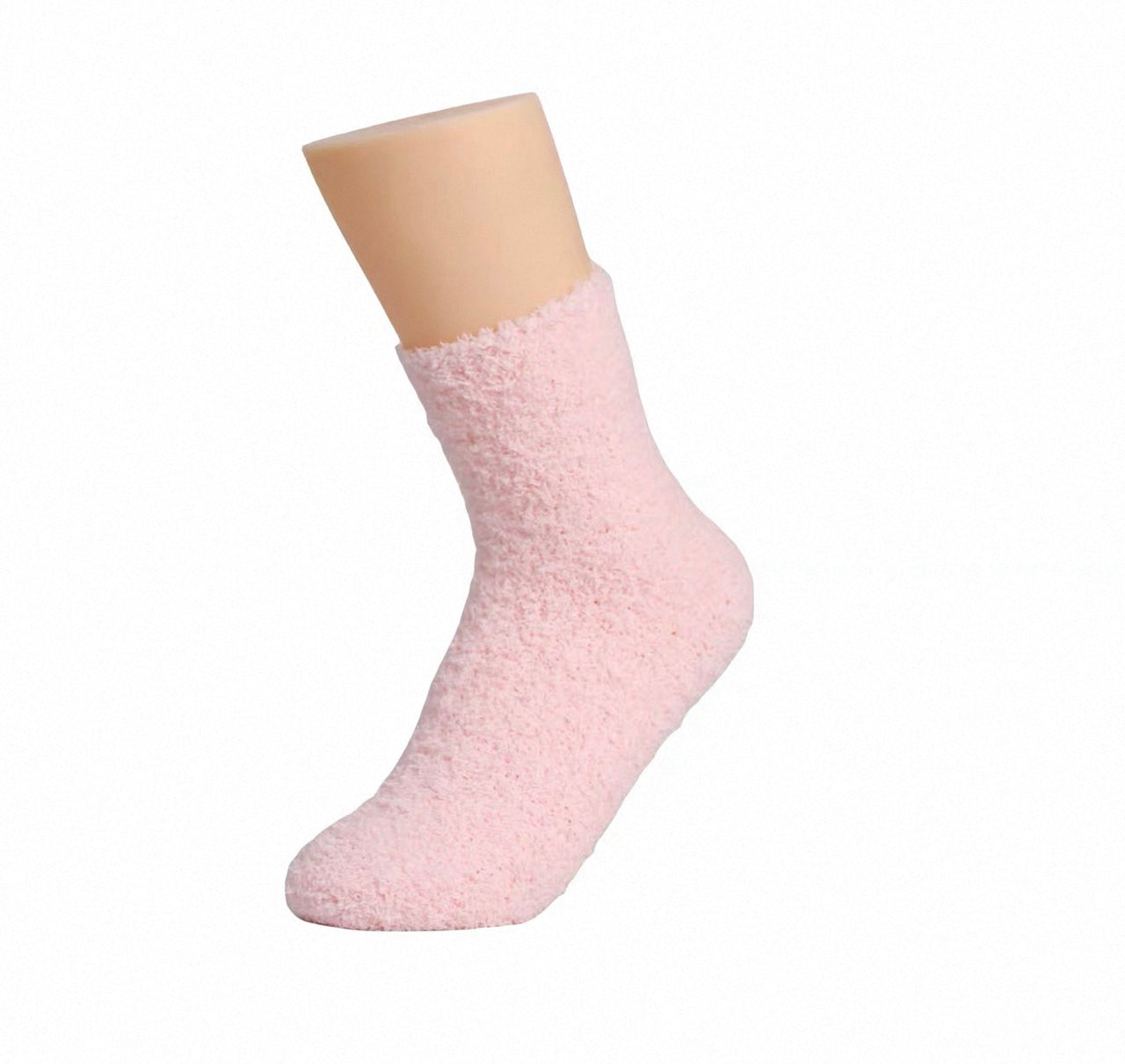 Fluffy Ankle Socks - Pink - Model Express Vancouver