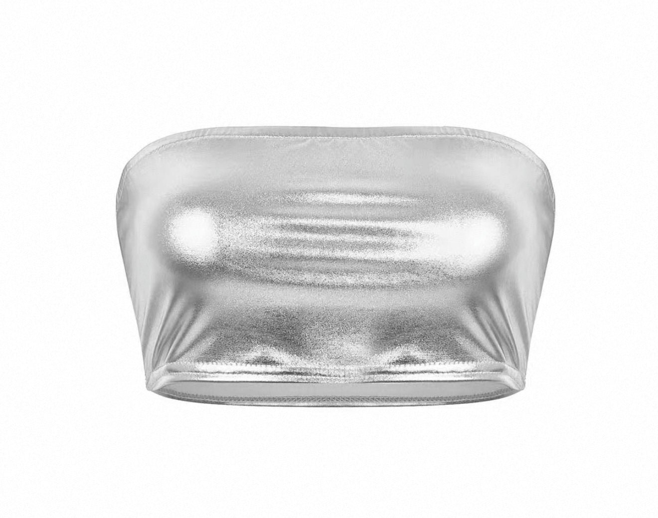 Silver Tube Top - Model Express Vancouver