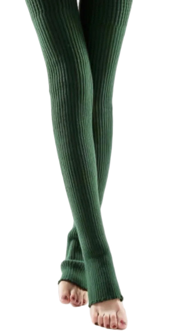 Leg Warmers - Forrest Green