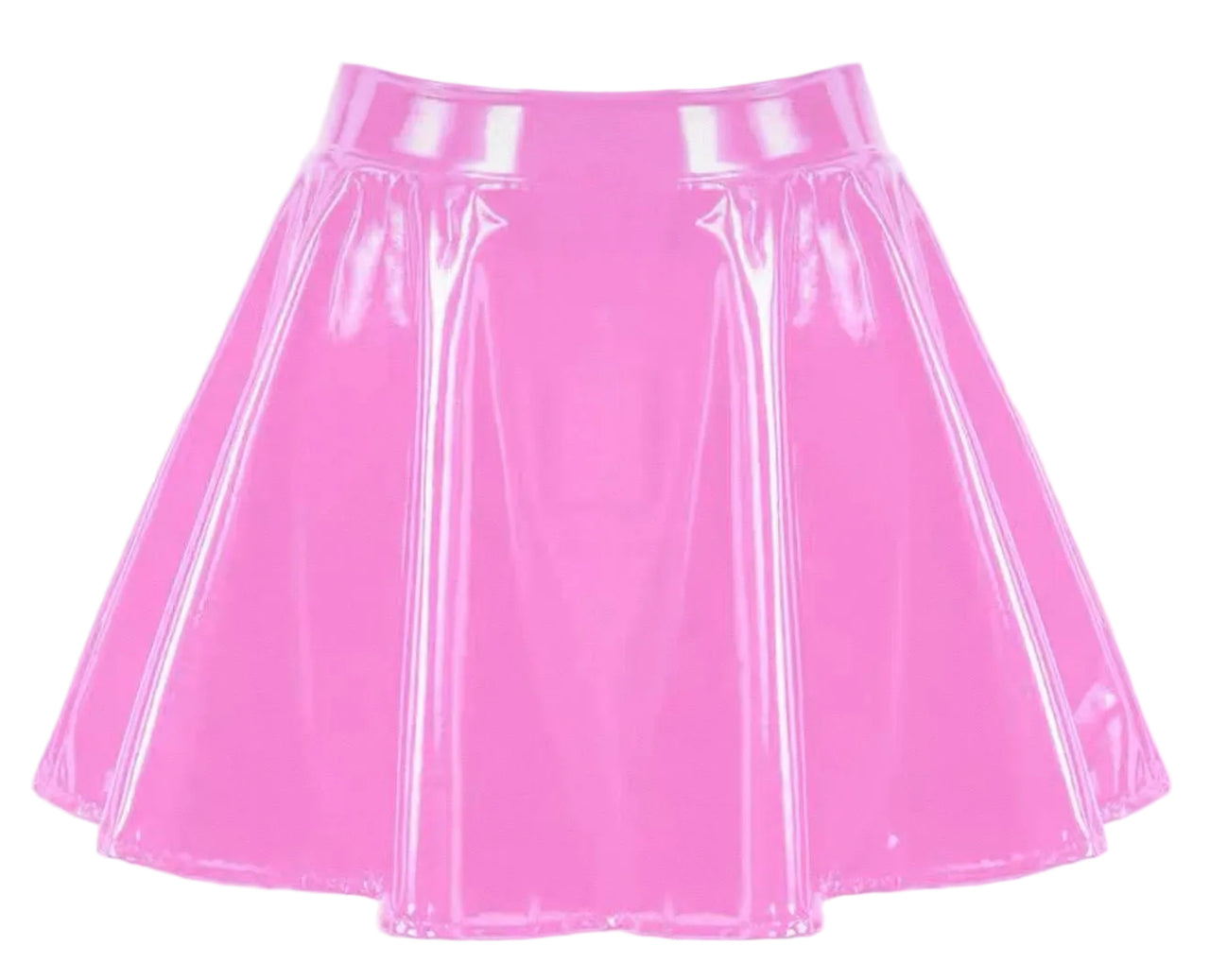 Vinyl Flowy Skirt Pink - Model Express Vancouver