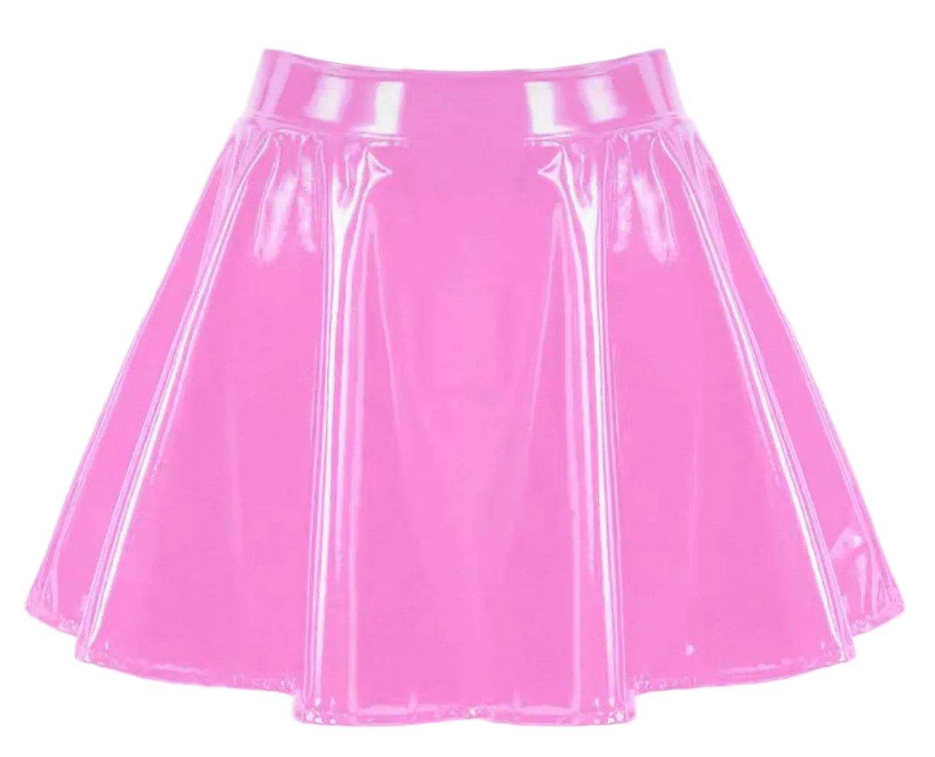 Vinyl Flowy Skirt Pink - Model Express Vancouver