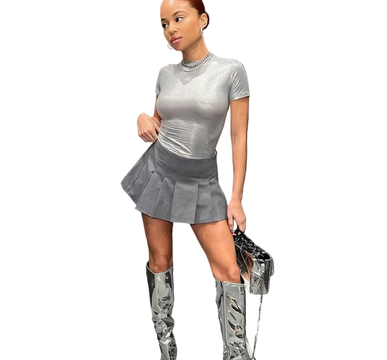 Silver T-Shirt - Model Express Vancouver