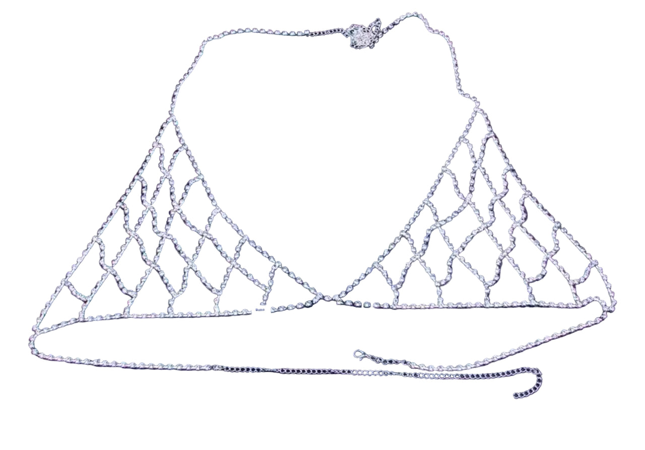 Rhinestone Bra