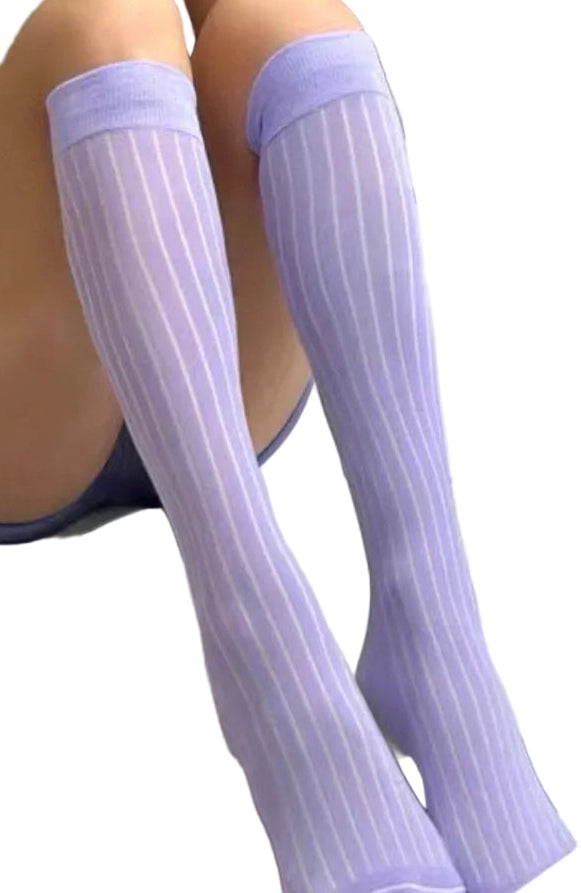 Knee High Socks Lilac - Model Express Vancouver