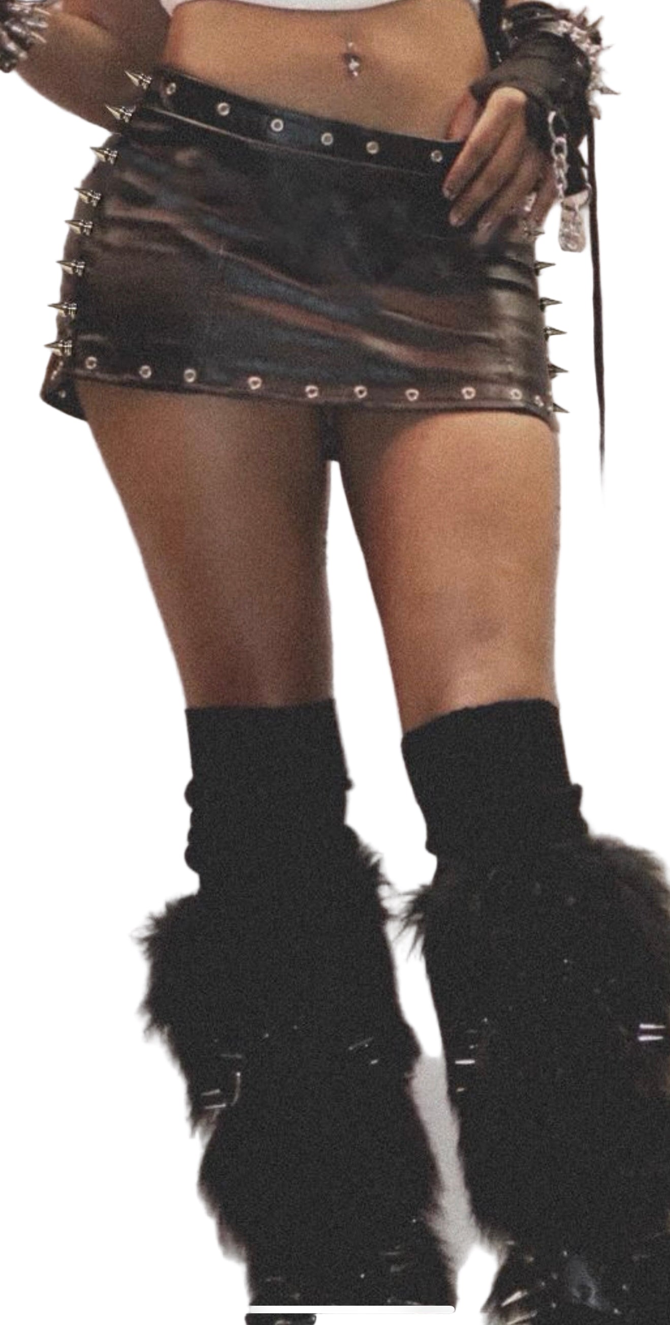 Spiked Skirt Black - Model Express Vancouver