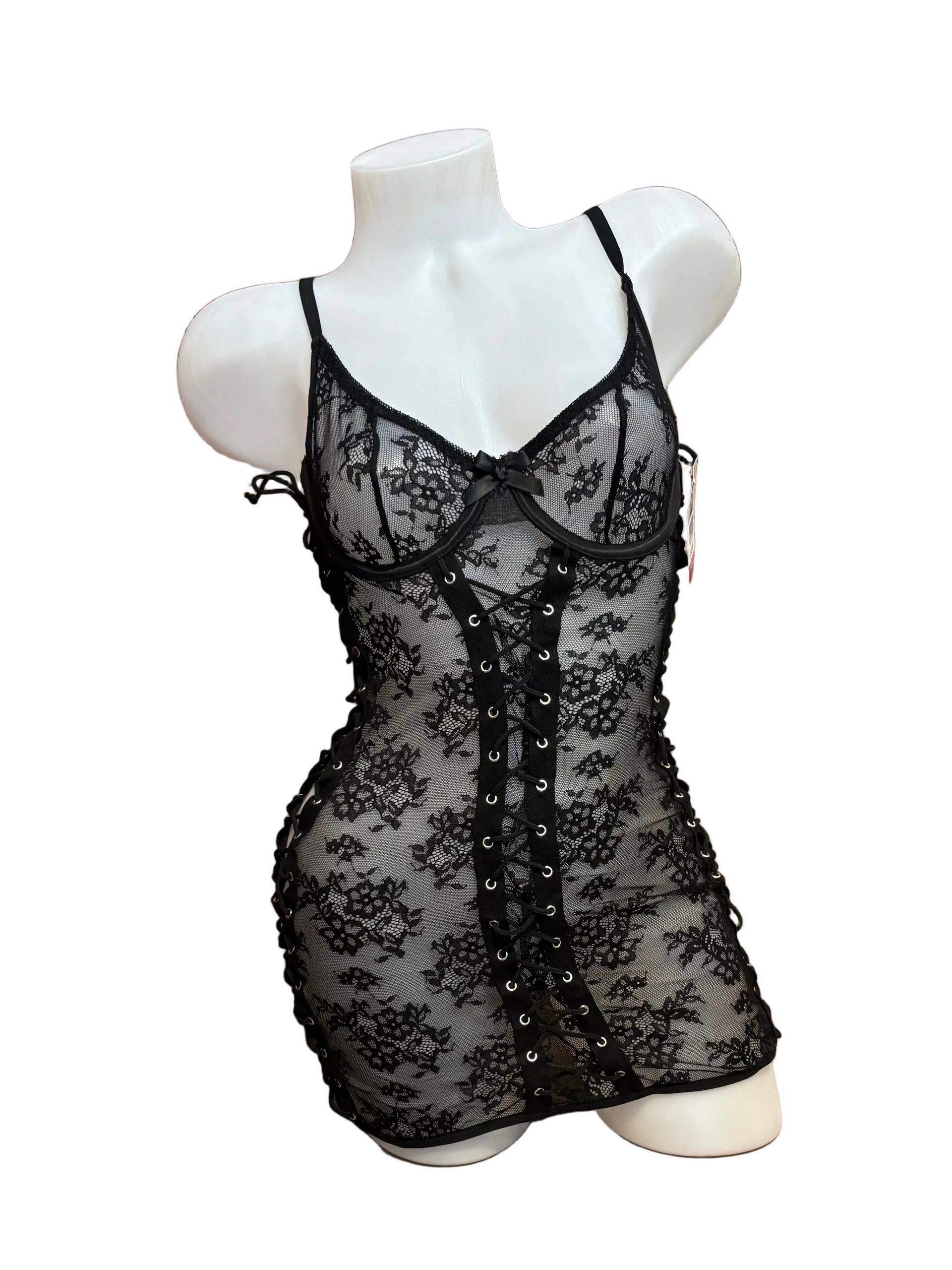 Lace Tie Sides Dress - Model Express Vancouver