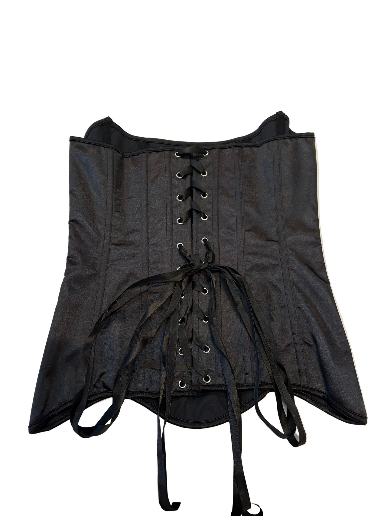 Satin Corset Black - Model Express Vancouver