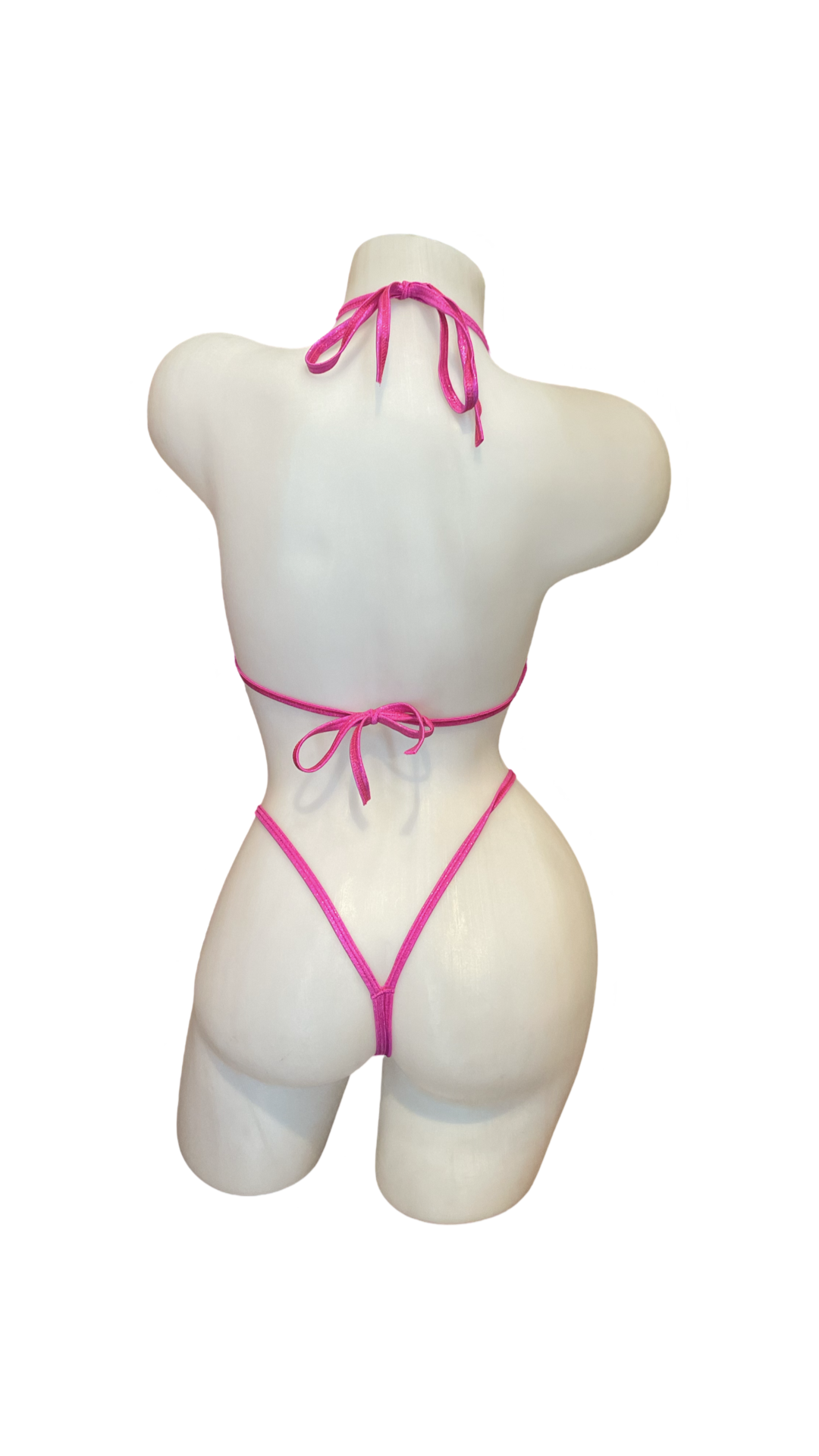 Pink Cow Bikini with Thong Bottoms