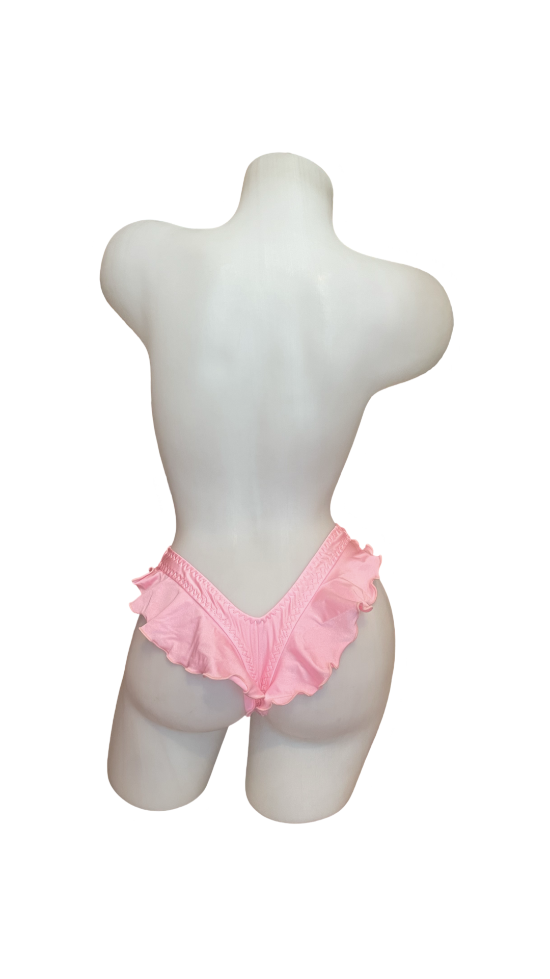 Ruffle Thong Baby Pink