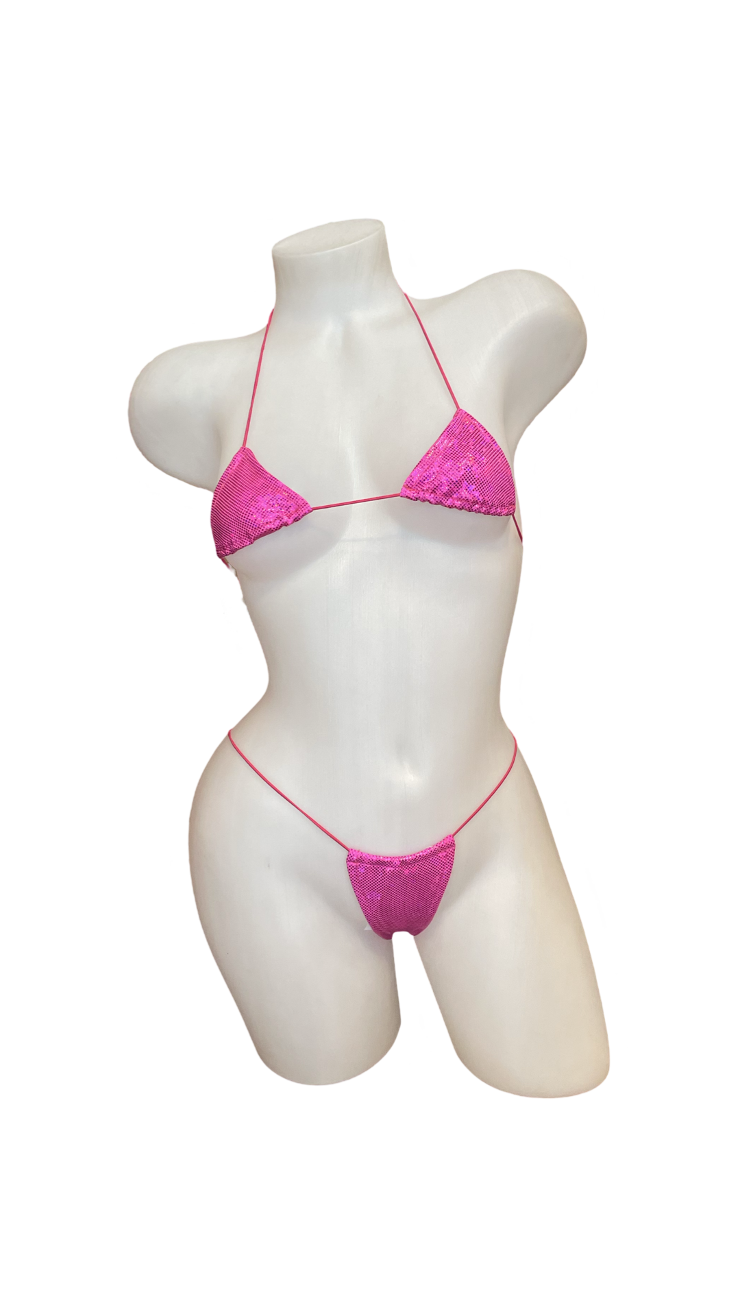 Micro Nudie Bikini Metallic Pink - Model Express Vancouver