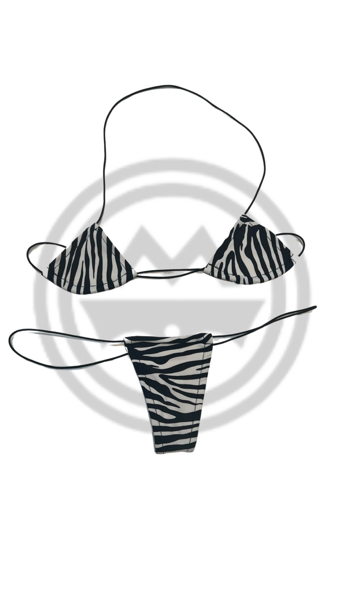 Micro Nudie Bikini Zebra