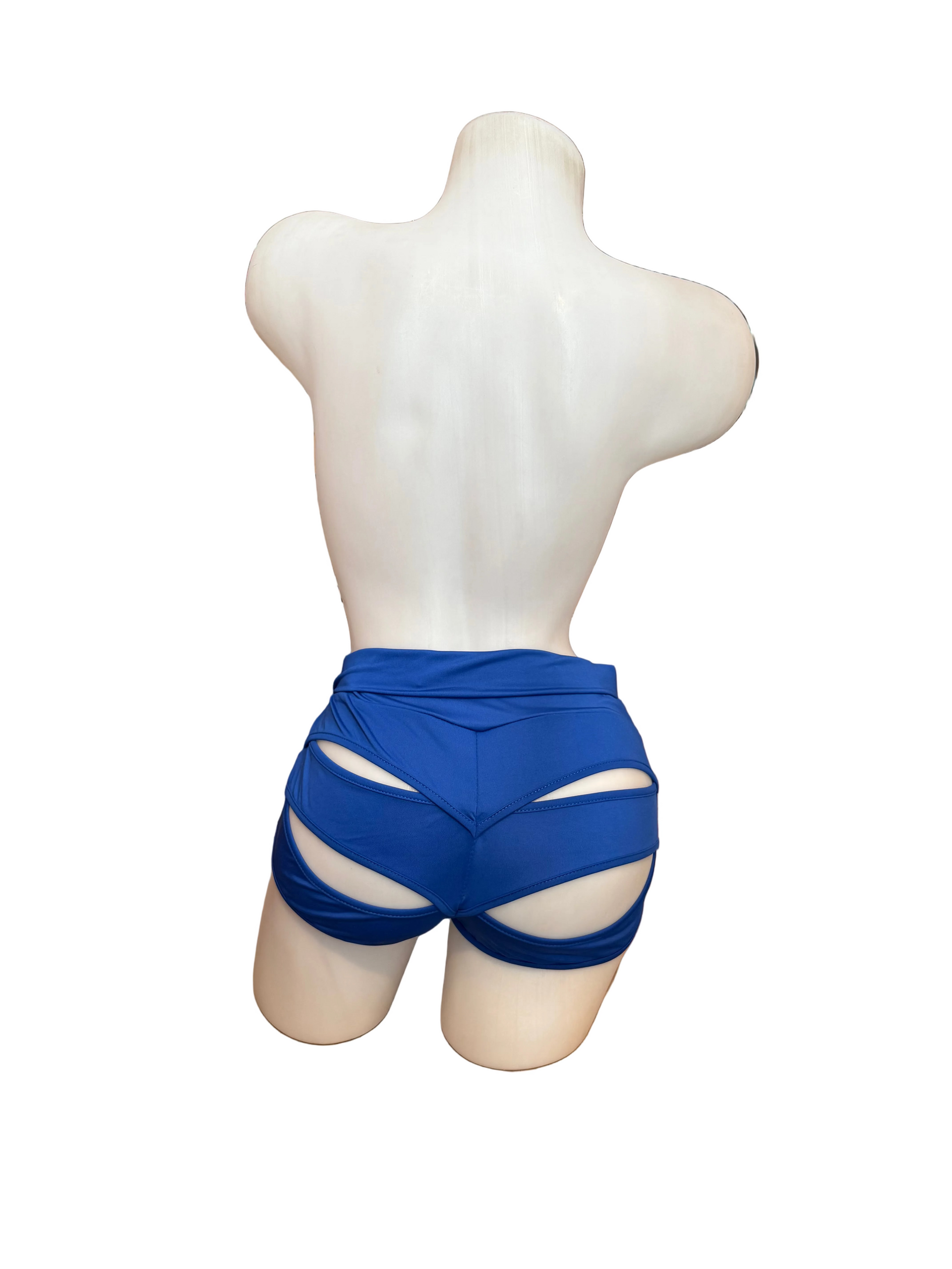 Twerk Shorts Blue - Model Express Vancouver