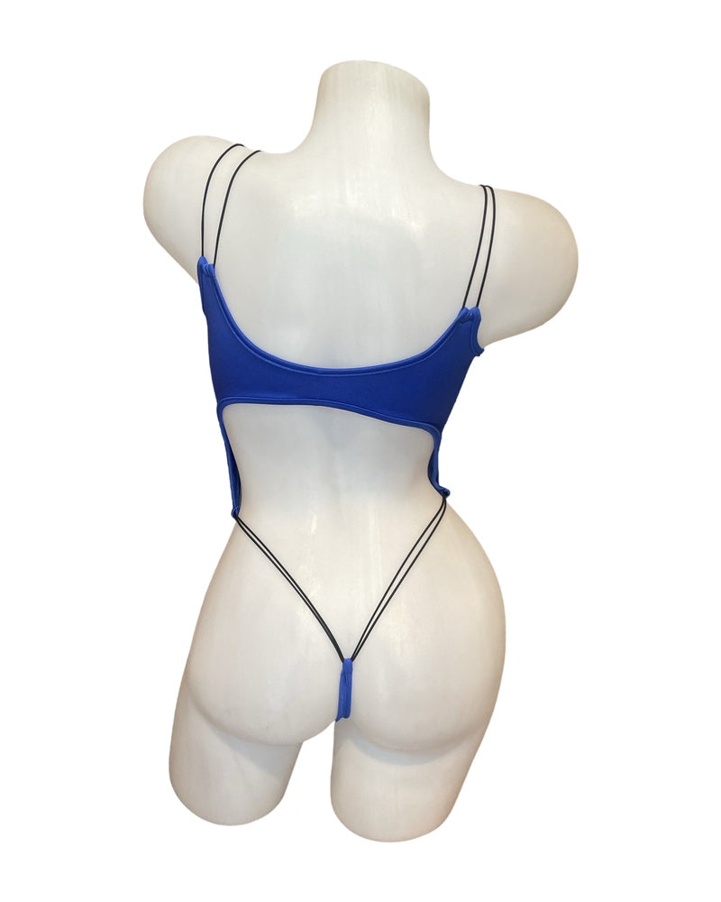 Elastic Cord O-Ring Bodysuit Royal - Model Express Vancouver