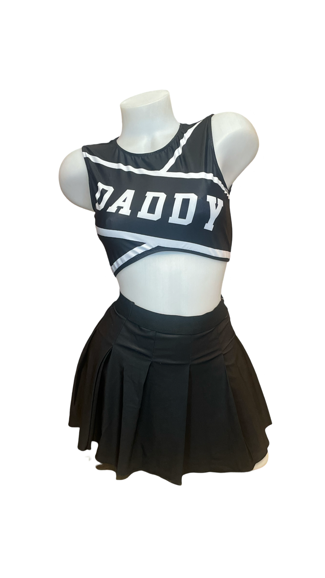 Daddy Cheerleader Costume Black