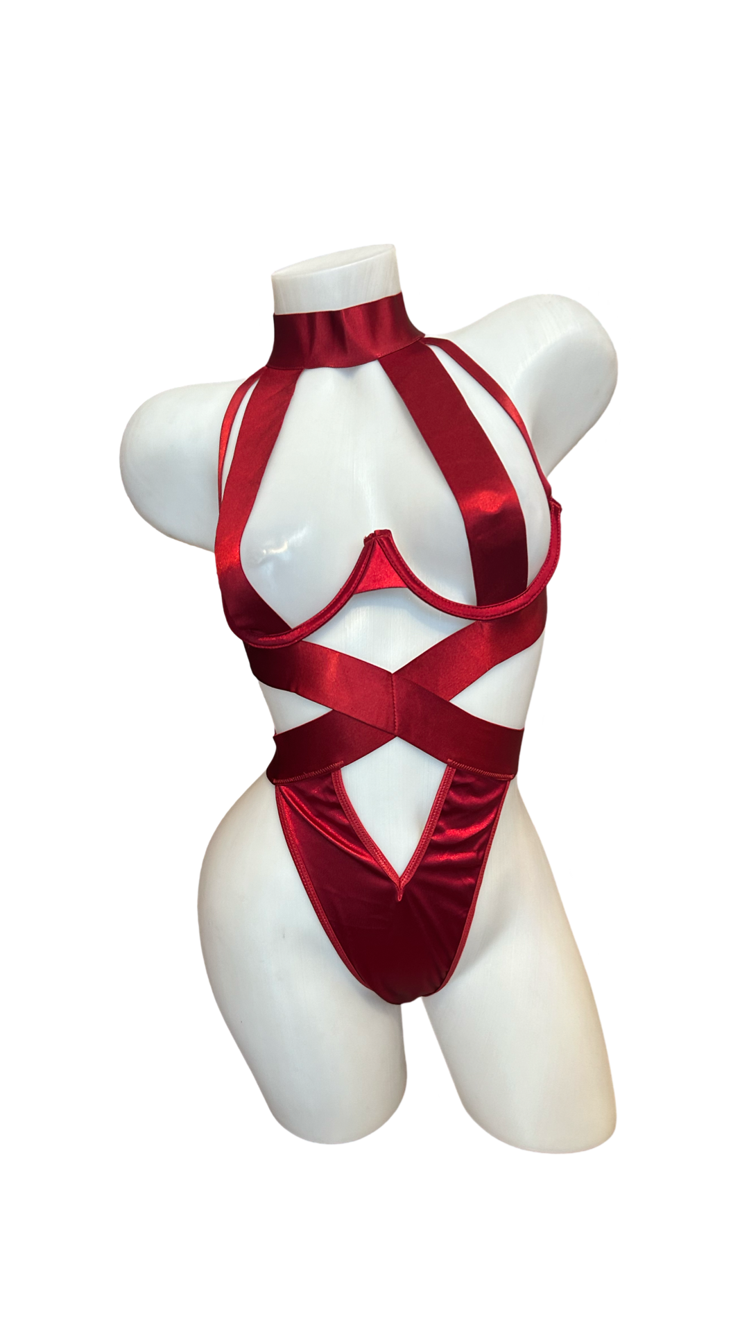 Bodysuit with Underwire Burgundy