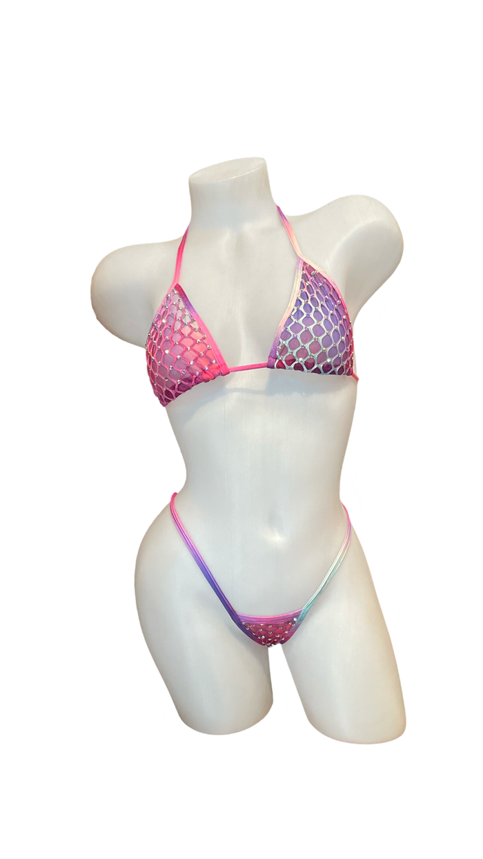 Crystal Bikini - Cotton Candy Swirl