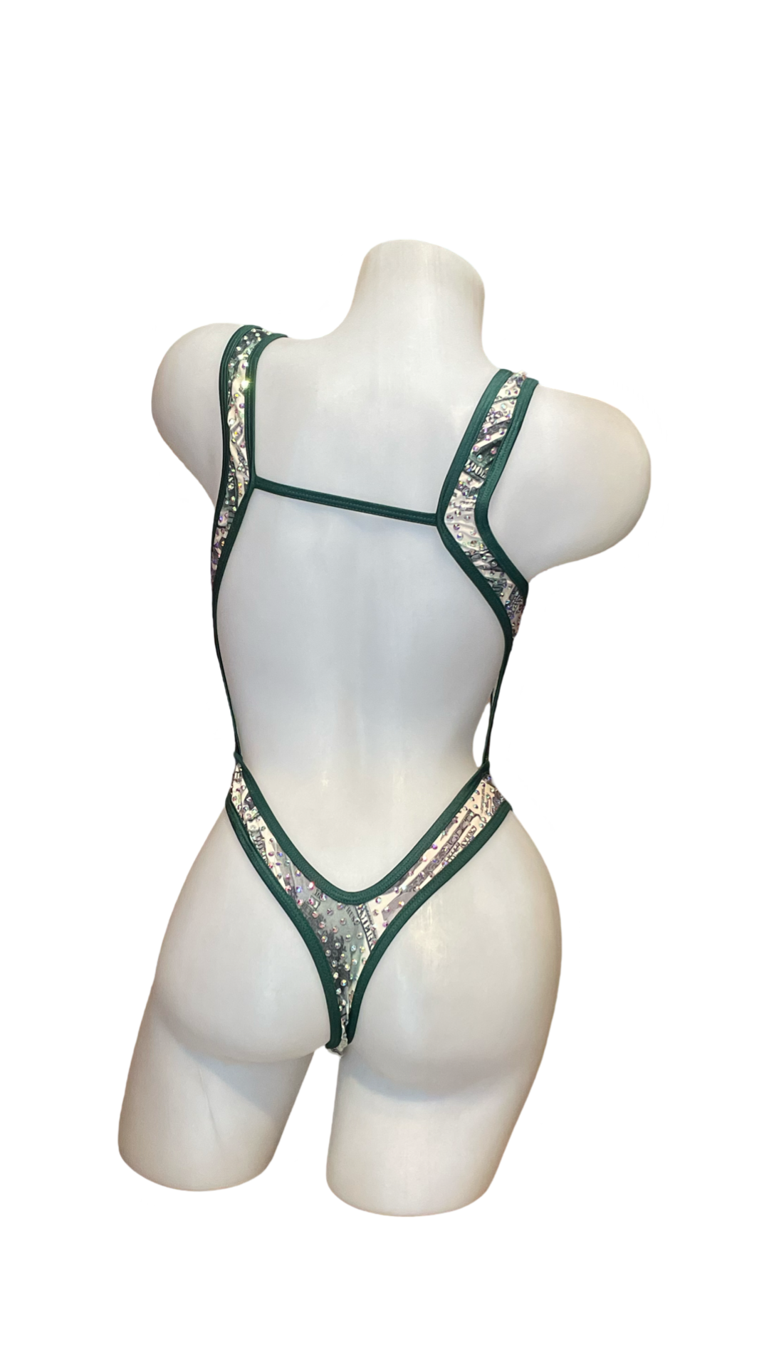 Rhinestone Bralette One Piece Money - Model Express Vancouver