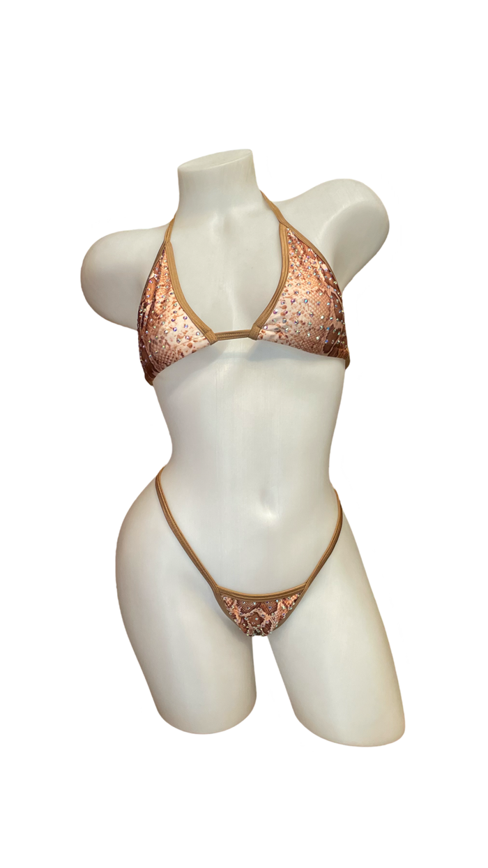 Rhinestone Bikini Snake