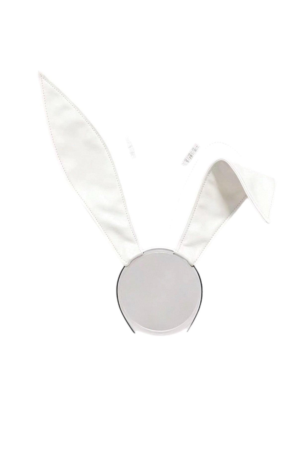 Wet Look Bunny Ears White